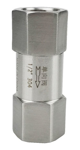 304 Acero Inoxidable 1 2  Npt Dama Rosca Valvula Presion