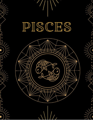 Libro: Diseño De Piscis | Agenda Temática Del Zodíaco Para L