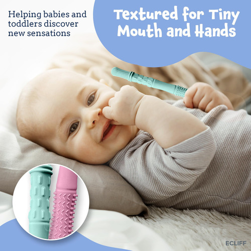 Ecliff Baby Stathing Sticks Para Bebés 0-12 Meses - Stick So