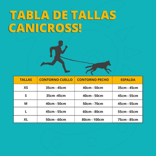 Arnés G1 Canicross/mushing Perros