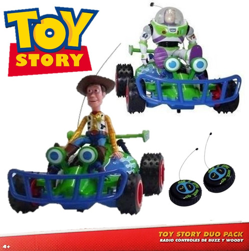 Toy Story Auto Control Remoto Buzz Y Woody Original