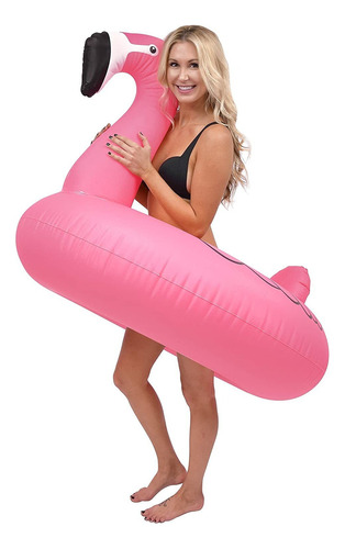 Tubo De Piscina Flotante Gofloats Flamingo Para Fiestas, B .