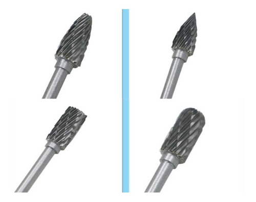 Imagen 4 de 9 de Set De Fresas De Carburo De Tungsteno Para Dremel