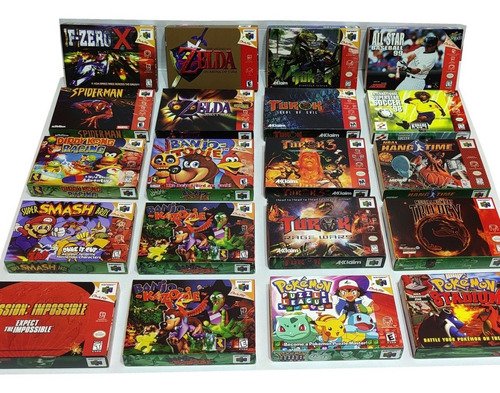 Caja Pequeña Para Juego Nintendo 64 