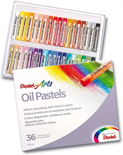 Pentel Colores Pasteles Al Oleo Para Pintar Madera Papel Etc | Envío gratis