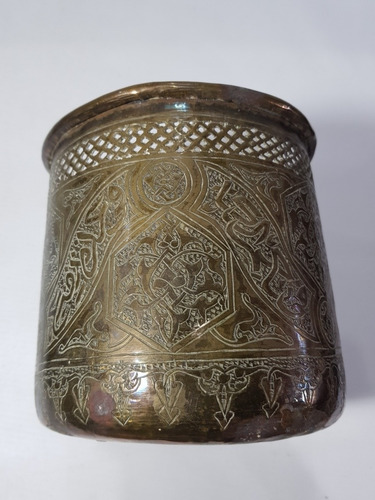 Imagen 10 de 10 de Antiguo Porta Botella Sifón Hermos Servicio Bronce Mag 58042