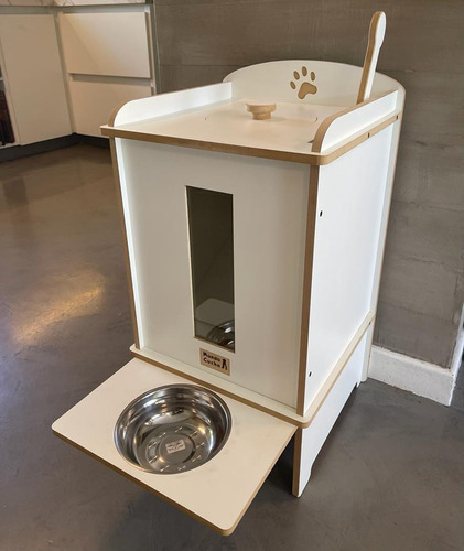 Comedero Contenedor Y Dispenser De Comida Para Perros/gatos