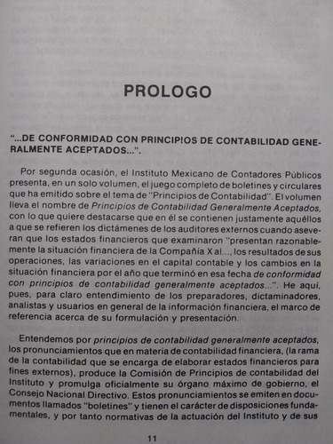 Principios De Contabilidad Generalmente Aceptados Tematizado (Usado)