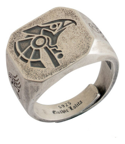 Anillo Con Gráfico Anubis Del Ojo De La Muerte Horus Del Dio