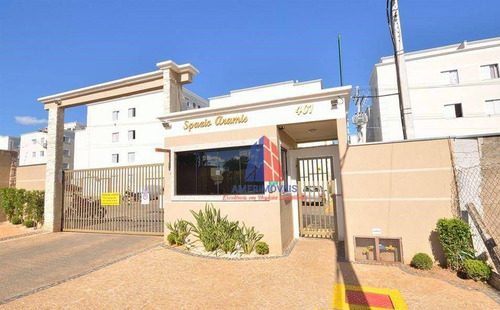 Apartamento Com 2 Dormitórios À Venda, 52 M² Por R$ 190.000 - Cond. Spazio Aramis - Jardim Progresso - Americana/sp - Ap0396