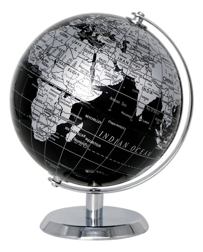 Exerz World Globe Black Dia 5.5 Pulgadas - Mini Globo Educat