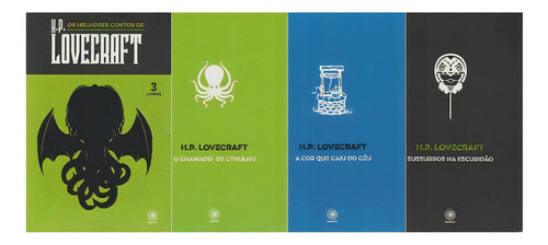 Box C/3 Livros Hp Lovecraft - Os Melhores Contos: Não Se Aplica, De Hp Lovecraft. Série 1, Vol. 1. Editora Chronos, Capa Mole, Edição 1 Em Português, 2017