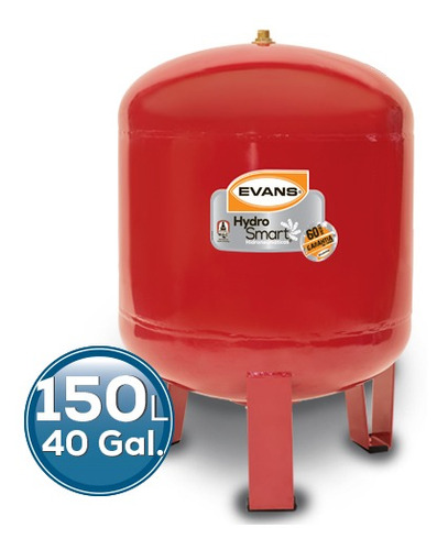 Tanque Hidroneumatico Evans Hydro-mac® De 150l Vertical