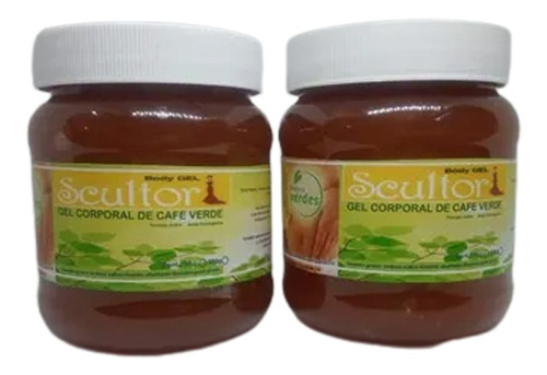 2 Gel Scultor De Café Verde Formula De Milagros Verdes