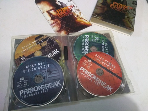 Prison Break Temporada 3 Dvd Box Set Original En Español (Usado)