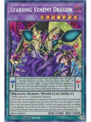 Yugioh! Starving Venemy Dragon