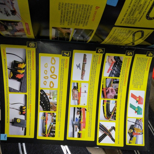 Pista Tipo Scalextric Longitud 3.68 Mts Escala 1/32 Sk 97003