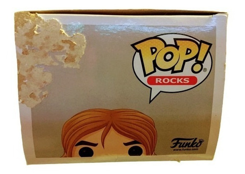Funko Pop Kurt Cobain #65 Orig. - Caja Con Detalles- Purpura