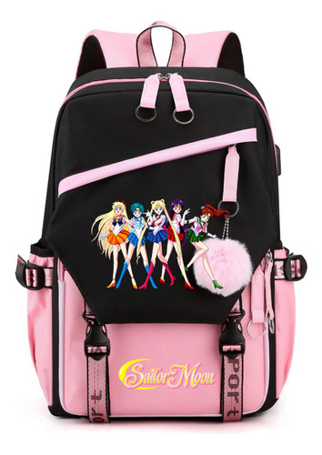 Mochila Con Estampado De Dibujos Animados De American Girl