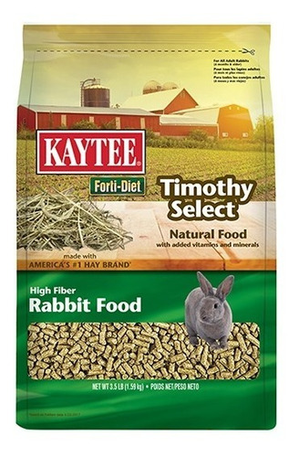 Alimento Para Conejos Kaytee Forti-diet 1.59 Kg