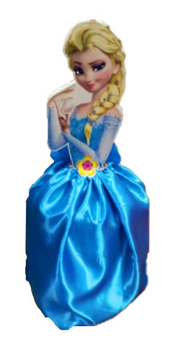 Piñata Vestido Piñatería Fiesta Decoración Frozen Elsa