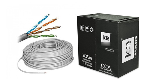 Imagen 4 de 9 de Cable De Red Utp Cat 5e Caja Por 305mts