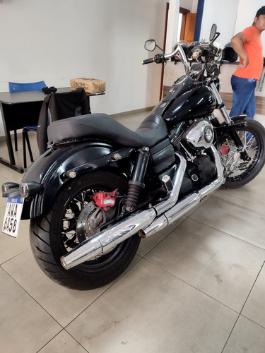 Moto Harley Davdson Dayna Fxdc, 2012, Azul, Com Sissi Bar,