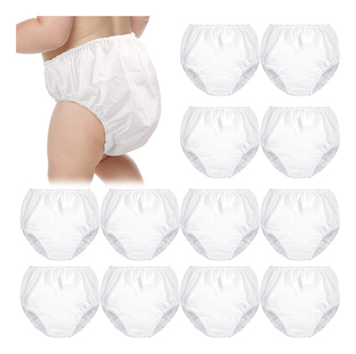 Funtery 12 Pares De Pantalones De Plastico Impermeables Para