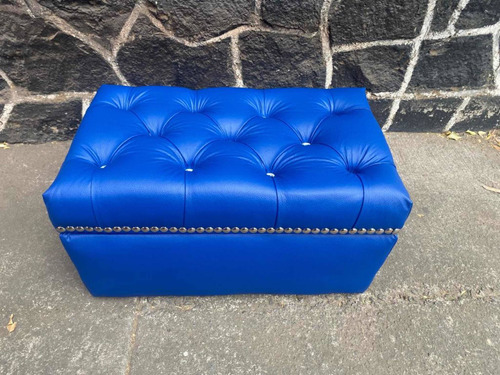 Baul Taburete Ottoman Rectangular De 68cm X 40cm X 35cm H