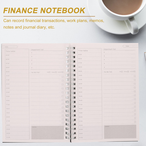 Y Caderno De Contabilidade Financeira De Capa Dura Para