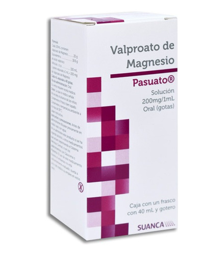 Valproato De Magnesio Pasuato Solución Gotas 200 Mg C/40 Ml