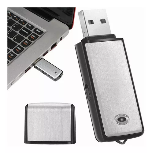 Micrófono Espía Inalámbrico Usb Spy 8gb Grabadora De Voz