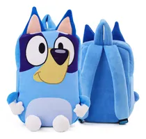 Comprar Mochilas Escolares Niños Felpa Estilo Bluey Correa Ajustable Para Niñas Y Niños