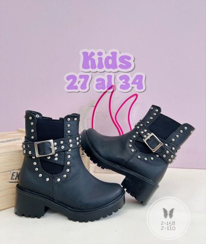 Hermosa Botas Rokera Kids...