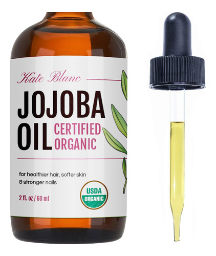 Aceite De Jojoba, Certificado Orgánico Usda, 100% Puro, Pr.