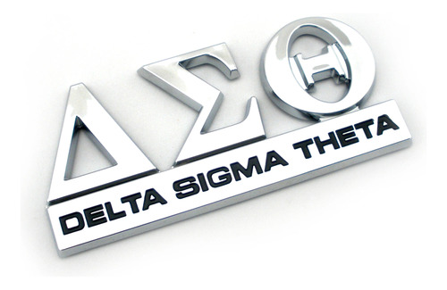 3d Dst Delta Sigma Theta Coche Pegatina Emblema Logotipo