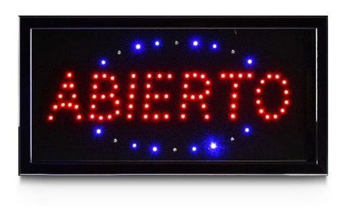 Cartel De Led Abierto