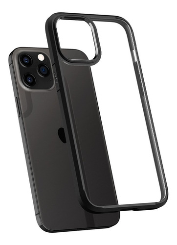 Imagen 2 de 4 de Funda Spigen Crystal Hybrid Para iPhone 12 Pro/ 12