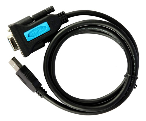 Cable Convertidor Usb 2.0 A Rs232 Db9 Con Chipset Negro