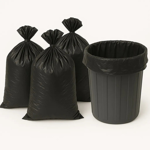300 Bolsas De Residuo Consorcio Basura Negras Resisten 50x70