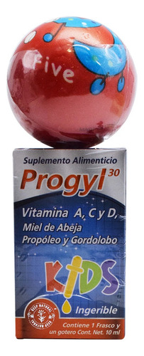 Vitamina A, C, D Kids Progyl30 Keep Natural 10 Ml Sabor Miel De Abeja