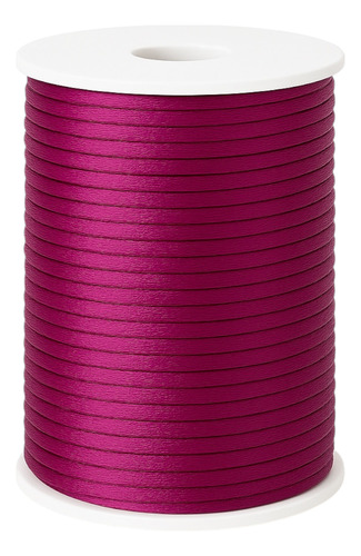 Cordon Cola De Rata 2mm 100%poliester Rollo 100 Mts Color Bugambilia