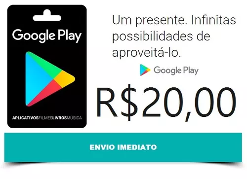 Infi Shop. Google Play $20 Gift Card