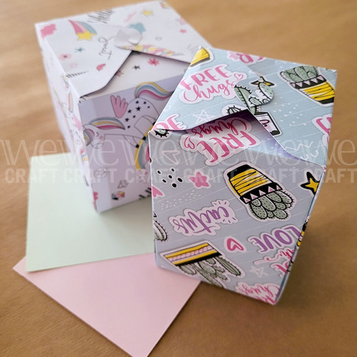 Tablero Creador De Sobres Y Cajas Con Perforadora Inlcuida