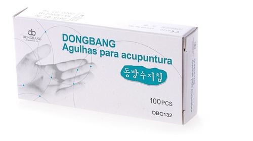 Agulha Para Acupuntura 0,18x8mm Dong Bang 1000un