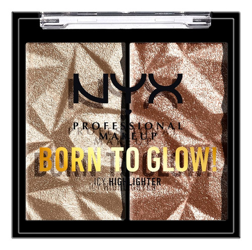 Nyx Professional Makeup Born To Glow Icy Highlighter Duo - E