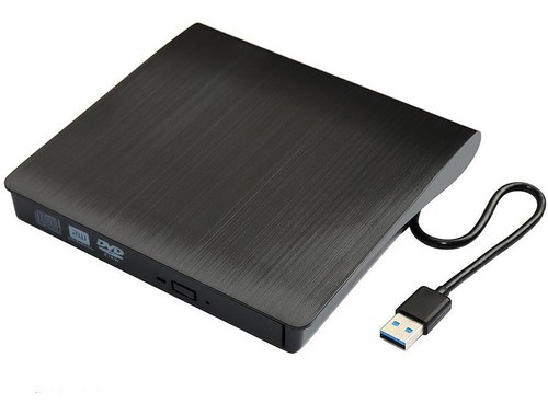 Reproductor De Dvd Externo Y Grabadora Para Portátil/pc Negr