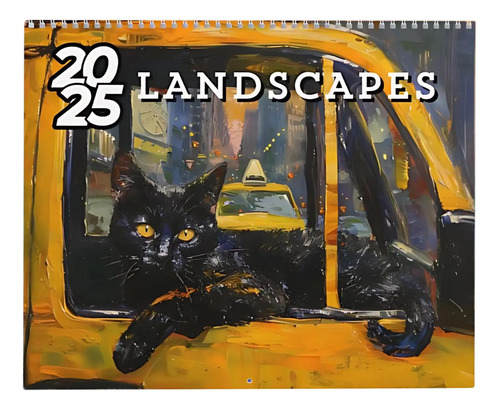 Calendario De Pared Colgante Calendario Mensual 2025 Calenda