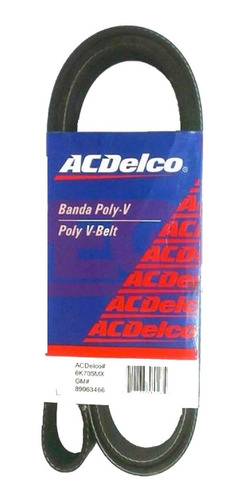 Banda General Accesorios Acdelco Chevy 2001 C/aa