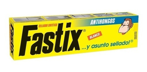 Fastix Sellador Sintetico De Silicona Antihongos 9gr Blanco